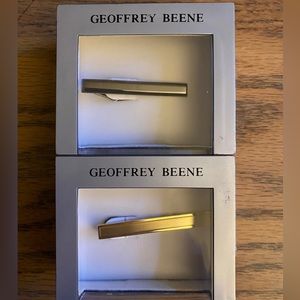 NWT Geoffrey Beene Tie Clips (set of 2)